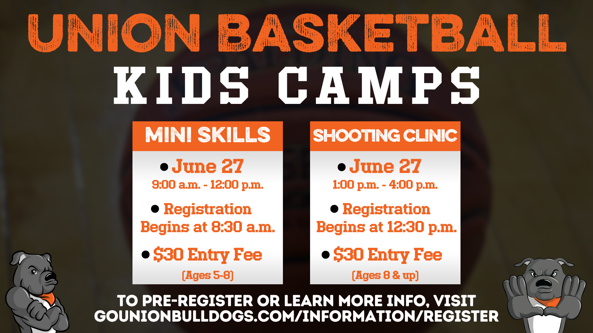 Schedule change made to summer basketball camps
