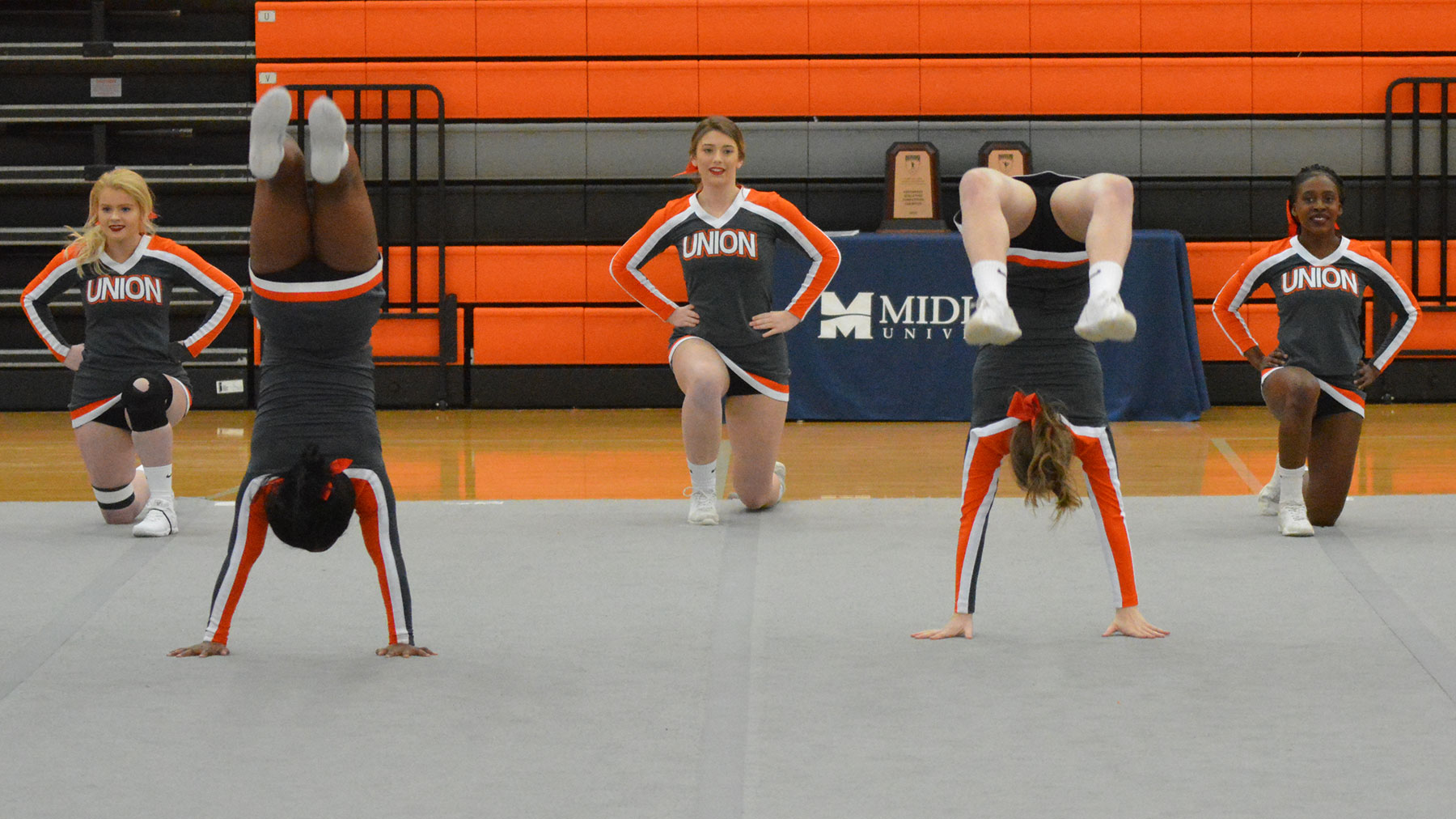 Union Cheer Places 9th at NAIA Qualifier