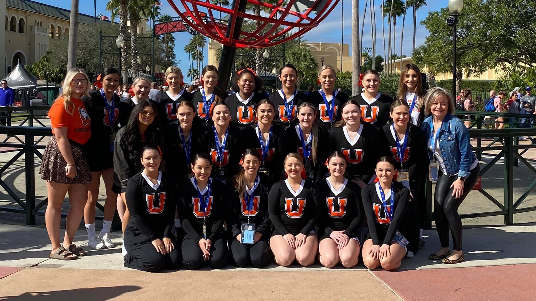Union Cheer Scores Highest Finish in School History