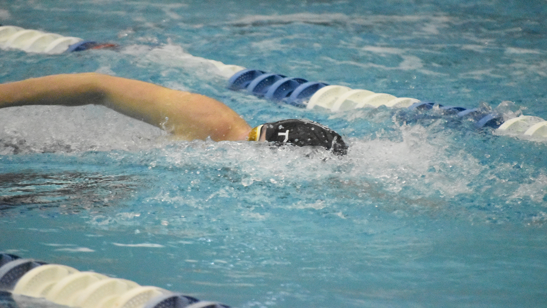 Swim teams compete at AAC Championships