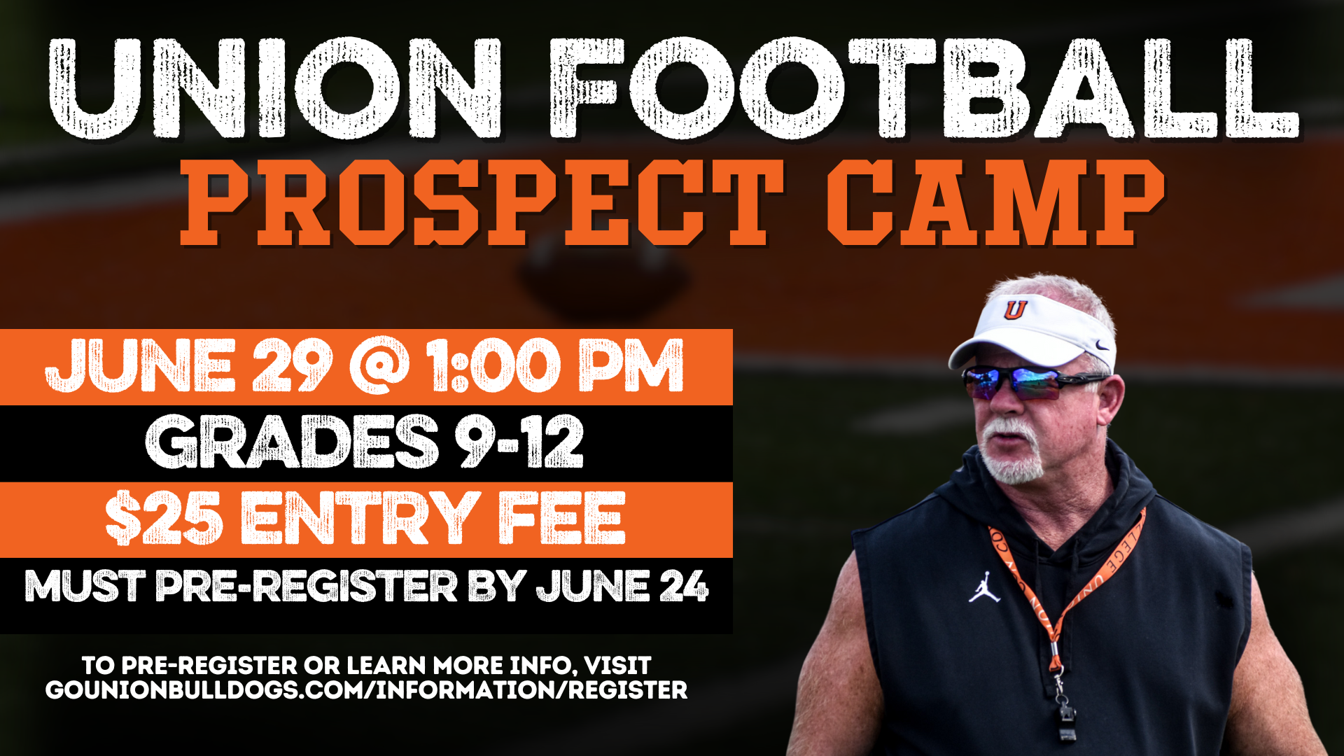 Union football to host Prospect Camp